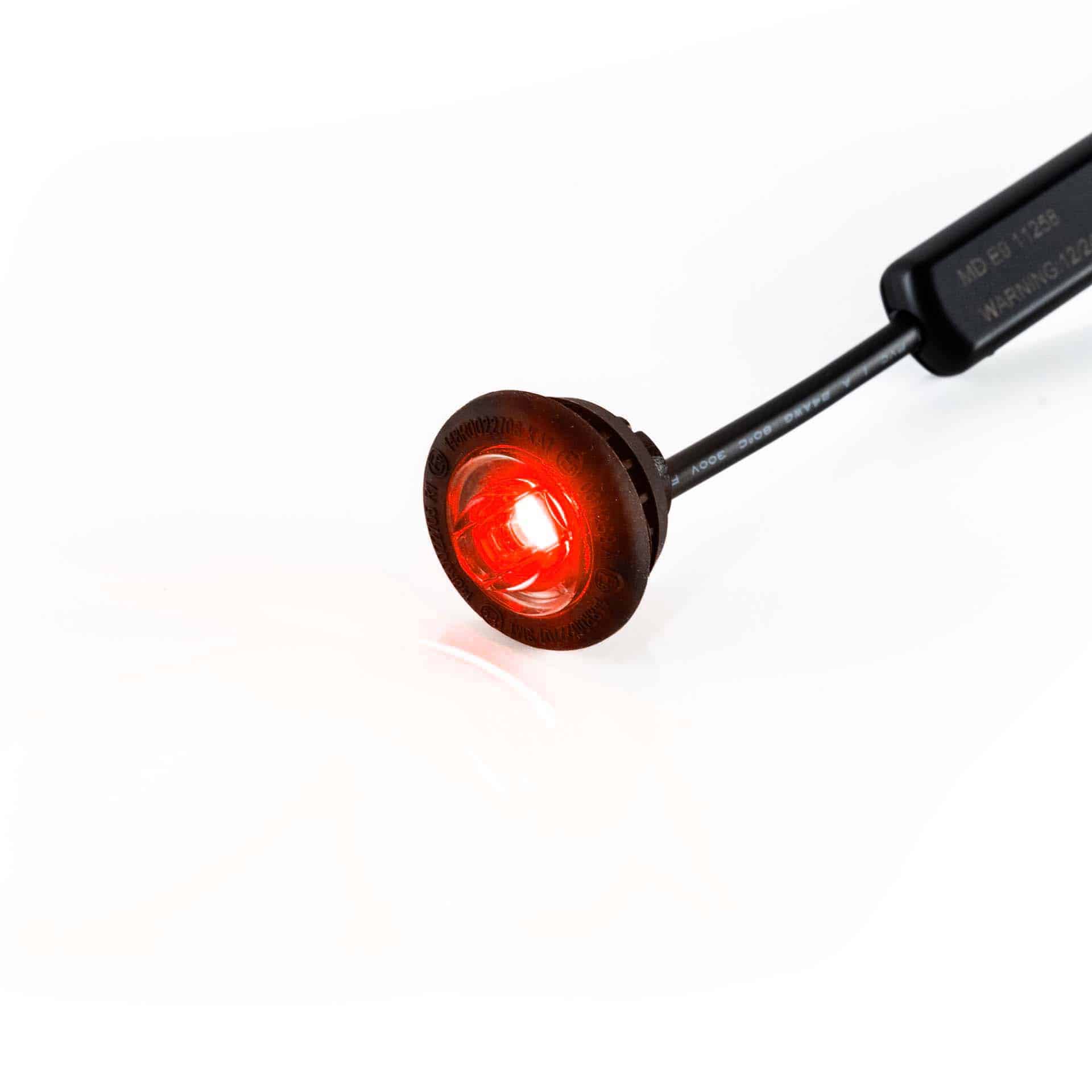 1-MV-4500R.jpg LED markeerlicht rood 12-24v 25cm kabel - Afbeelding 1