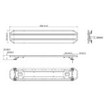 LED dakset amber | 1054mm | 12-24v | incl. controller - Afbeelding 10
