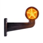 Feu de position à LED avec des couleurs de la lumière rouge, blanche et orange