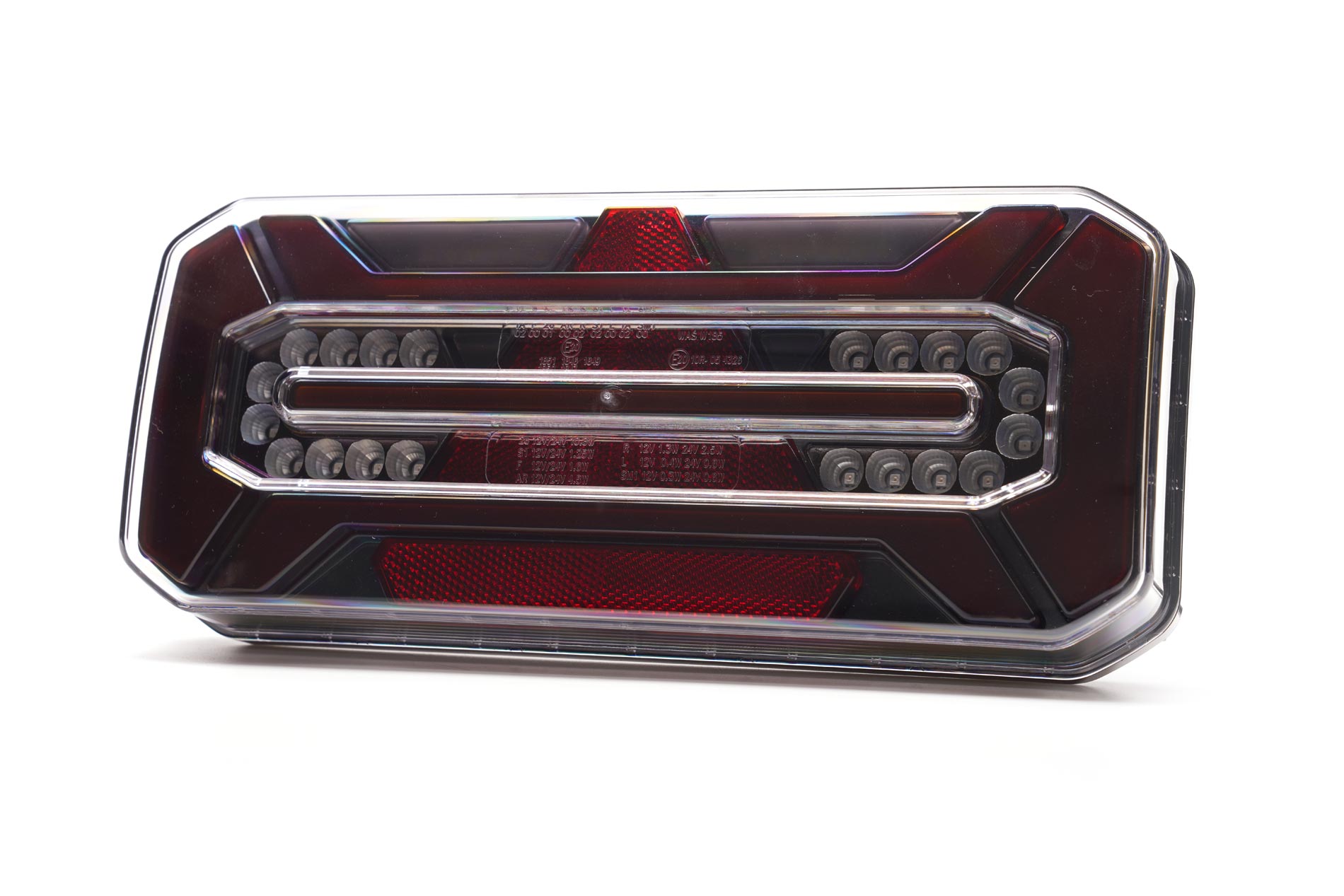 1266-BLACK-2-was7-10.jpg TRALERT LED ADR achterlicht zwart links met driehoeksreflector