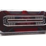 TRALERT LED ADR achterlicht zwart rechts met driehoeksreflector W184 1268 P Black ADR