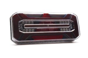 TRALERT LED ADR achterlicht zwart rechts met driehoeksreflector W184 1268 P Black ADR
