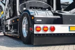 Rond achterlicht voor in opbouw truck