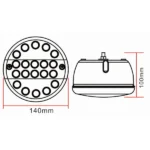 Fanale retromarcia LED 24V senza cavo | 140WFSTIM--140WFSTIM-8