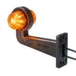 LED breedtelamp set 12-24v | dark |multicolour | 195mm paal - Afbeelding 2