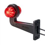 LED breedtelamp set 12-24v | dark |multicolour | 195mm paal - Afbeelding 3