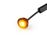 LED markeerlicht amber met R65 flitser 12-24v 200cm kabel - Afbeelding 7