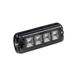 LED R65 Flitser 4-LED amber 12-24v 200cm kabel - Afbeelding 3