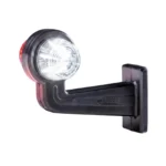 LED breedtelamp set 12-24v | rood-wit | 195mm paal - Afbeelding 5