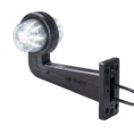 Lampe LED sur poteau de 195 mm pour l'éclairage des véhicules 12-24v 