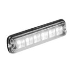 LED R10 Flitser 6-LED wit 12-24v 200cm kabel - Afbeelding 4
