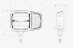 OZZ XH1 - Tractor headlight | 88301-88301-8