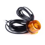 Zijaanzicht ronde LED module ø72 x 35mm zwart