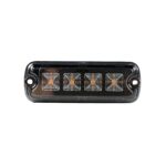 LED R65 Flitser 4-LED blauw 12-24v 200cm kabel - Afbeelding 5