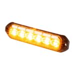 TRALERT amber flitser met transparante polycarbonaat lens IP67