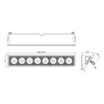 LED werklamp | 5600 lumen | 48 watt | IP69K | Deutsch connector | WF-4856--WF-4856-6