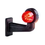 LED breedtelamp set 12-24v | rood-wit | 195mm paal - Afbeelding 7