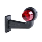 LED breedtelamp set 12-24v | rood-wit | 195mm paal - Afbeelding 8