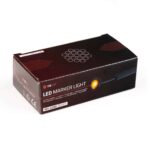 LED markeerlicht amber met R65 flitser 12-24v 200cm kabel - Afbeelding 12