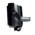 Robust black LED driving light with an open wire end connection