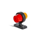 LED breedtelamp rood-amber 12-24v 45cm kabel-FT-147 A C/Z LED-MB-2010RA