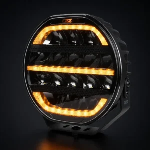OZZ XR2 LED driving light 7-inch black with amber position lights
