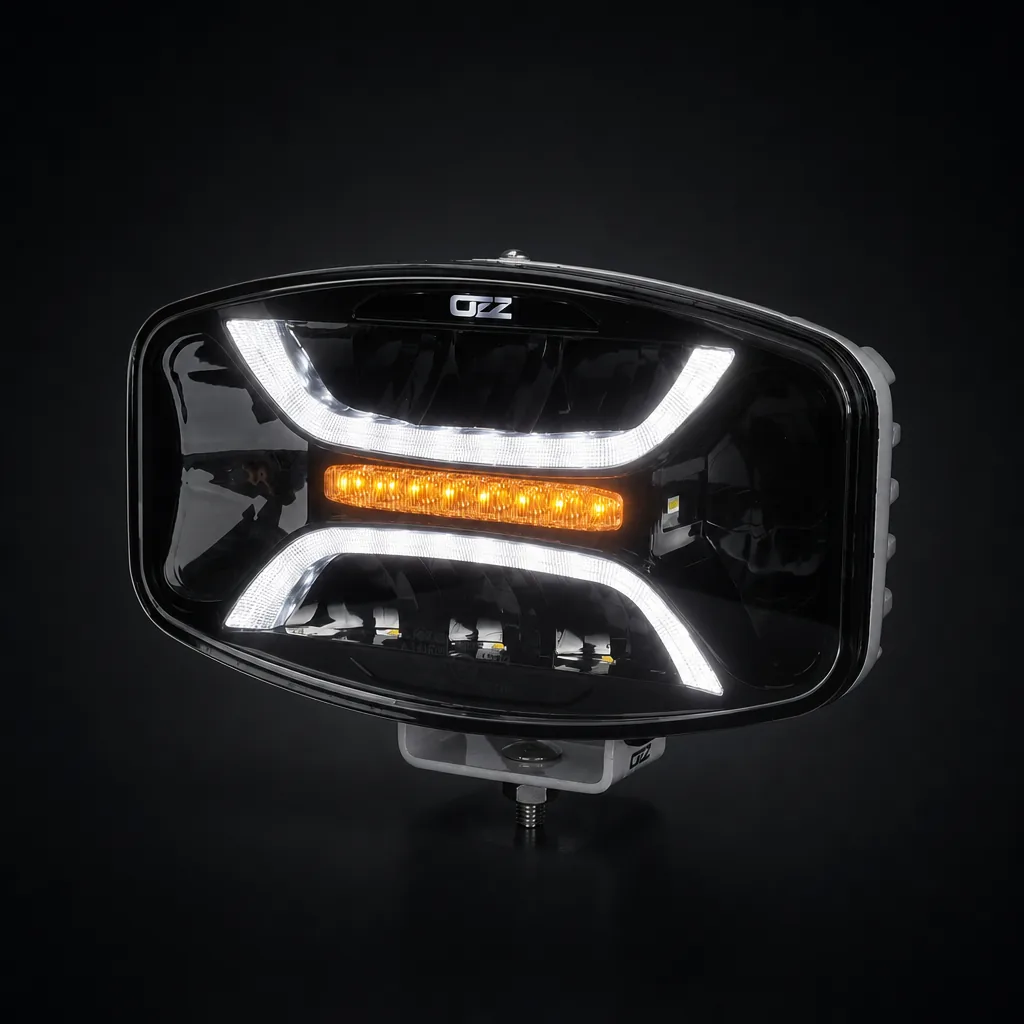 88106-ai-ea2cb3dd-0 TRALERT OZZ XO 1 : phare longue portée LED ovale blanc avec fonction flash, 8 160 lumen