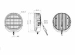 OZZ XR3 P9” R65 wit met waarschuwingslicht (10-35V) - Afbeelding 8