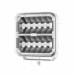 OZZ SQR serie LED verstraler 210x210mm met transparante lens