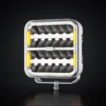 TRALERT OZZ SQUARE 9" witte LED verstraler voor vrachtwagen