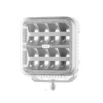 Witte LED verstraler met transparante lens en driving beam