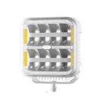 Robuuste LED verstraler IP69K met wit en amber licht