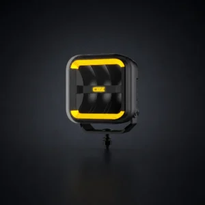 TRALERT OZZ SQR 5 inch zwarte LED driving light met dagrijverlichting