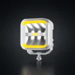 TRALERT OZZ SQR 5 inch witte LED driving light met dagrijverlichting