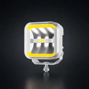TRALERT OZZ SQR 5 inch witte LED driving light met dagrijverlichting