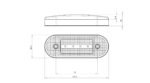 LED ADR markeerlicht wit 12-24v 22cm kabel - Afbeelding 6