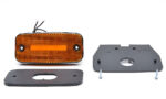 WAŚ 1134 LED markeringslicht amber met open draadeind 22cm kabel