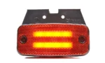 WAŚ 1139 LED ADR markeerlicht rood 12-24v, artikelnummer MV-7950R met reflector