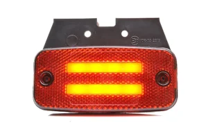 WAŚ 1139 LED ADR markeerlicht rood 12-24v, artikelnummer MV-7950R met reflector