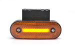 LED ADR mark.licht amber incl knipperlicht 12-24v 22cm kabel - Afbeelding 2