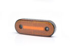 LED ADR mark.licht amber incl knipperlicht 12-24v 22cm kabel - Afbeelding 3