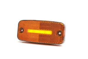WAŚ 1133 LED ADR markeringslicht amber met knipperlicht artikelnummer MZK-7900A 12-24v