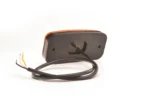 Detailweergave WAŚ 1133 amber lenskleur met geïntegreerd knipperlicht 12-24v