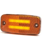 WAŚ 1137 LED ADR markeringslicht amber met knipperlicht, artikel MZK-7950A, 12-24v