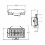 Durable Tralert Atlas 220+ driving light for 12-24v vehicles