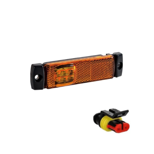 Ontwerp_zonder_titel__10_.png LED markeerverlichting amber 12/36V 1,5m + Superseal - Afbeelding 1