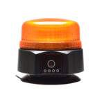 Lampada lampeggiante a LED R65 a batteria con luce lampeggiante ambra