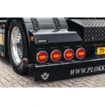 Truck hamburger lamp met chromen ring