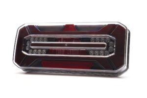 Zwart LED achterlicht IP68 waterdicht voor aanhanger en trailer
