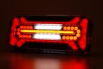 Zwart LED achterlicht IP68 met afmetingen 306 x 133 mm